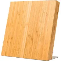 Coninx Porte-couteau magnétique avec aimant puissant,bois de bambou