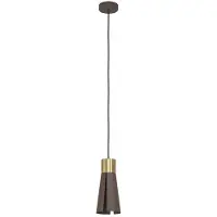 Eglo Lampe à suspension moka Losalomas Ø 13,5 cm