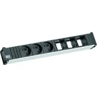 Bachmann CONI - Coupe-circuit - entrée : GST18i3 - connecteurs de sortie : 3 (Français / UTE) - 10 cm cordon - France - noir