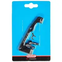 Elvedes Post Mount/is Adaptateur de pince de frein à disque arrière Pour vélo Noir 180 mm Noir 180 mm