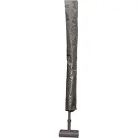 Lesli Living - Housse de protection pour parasol 4m - Gris