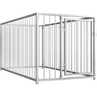 vidaXL Enclos pour chiens d'extérieur 100 x 200 x 100 cm