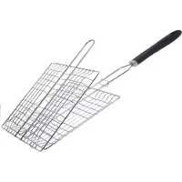 B2X ORION Grille de cuisson / Panier de cuisson / Grille de cuisson POUR GRILLER DES BOURGES fermant à clé avec poignée