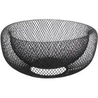 5 Five BLACK FRUIT BASKET 125128A