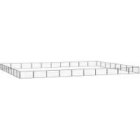 vidaXL Parc pour chiens 36 pièces noir 100x50cm Acier revêtu par poudre
