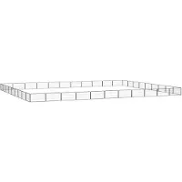 vidaXL Parc pour chiens 40 pièces noir 100x50cm Acier revêtu par poudre