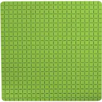 MSV Tapis Fond de douche antid?rapant Caoutchouc QUADRO 54x54cm Vert