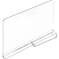 SmartaSaker Séparateur d'Etagère iDesign The Home Edit Transparent (30,2 x 3,2 cm)