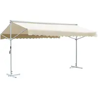 vidaXL Store autoportant 600x300 cm Crème