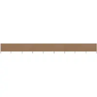 vidaXL Tissu brise-vent 9 pièces 1200 x 160 cm Taupe