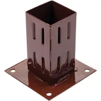 Fixman Support de poteau à emmanchement simple - 75 x 75 mm