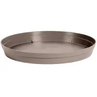 Eda Toscane Soucoupe Ø 34,5 Pour Pot Ø 48 Taupe