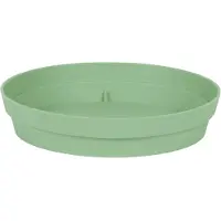 Eda Soucoupe ronde toscane - Ø22.5cm - Vert Laurier - Plastiques