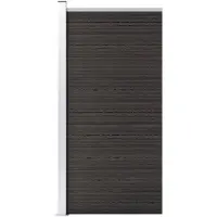 vidaXL Élément de clôture WPC 95x186 cm Gris