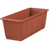 Geli Bac à fleurs Standard plastique 40x17x14 cm terracotta (40 x 17.50 x 14 cm)