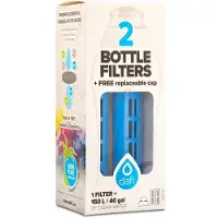 Dafi LOT 2 : Filtres + Bouchon pour bouteille filtrante SOFT Ciel