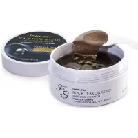 Farm Stay Black Pearl & Gold masque hydrogel contour des yeux 60 pcs