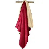 De Witte Lietaer Plaid De Witte Lietaer Teddy Laya Wine Red 24-150 x 200 cm