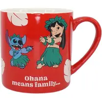 Half Moon Bay Ohana Signifie Famille Tasse Lilo &amp; Stitch 310ml