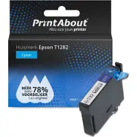 PrintAbout Cartouche compatible pour Epson T1282 - Cyan