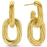 CO88 Collection Boucles d'oreilles dorées pour femmes de la collection CO88 8CE-70554