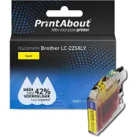 PrintAbout Cartouche compatible pour Brother LC-225XLY - Jaune - Grande capacité