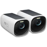 Eufy Security - Eufycam 3 Hinzufügen -on -Kamera - 2 Pack - Schwarz und Weiss, ein Stück, 4K Wireless (3840 x 2160 pixels), Caméra réseau, Blanc, Noir