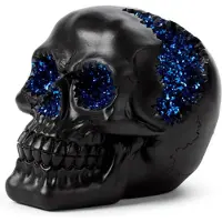 Puckator Accessoire d'intérieur noir en cristal représentant un crâne de caverne