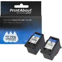 PrintAbout Cartouche compatible pour Canon PG-540 / CL-541 - Noir + 3 couleurs - Multipack