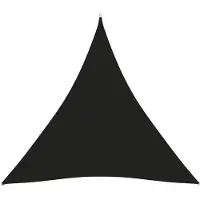 vidaXL Voile de parasol tissu oxford triangulaire 4x4x4 m noir