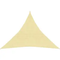 vidaXL Voile d'ombrage 160 g/m² Marron 4,5x4,5x4,5 m PEHD