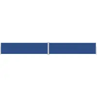 vidaXL Store latéral extensible bleu 160x1200 cm