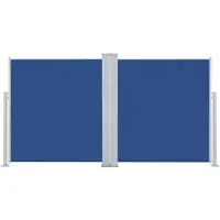 vidaXL Store latéral extensible bleu 160 x 600 cm