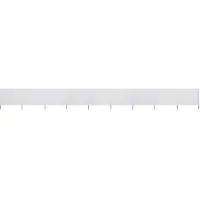 vidaXL Tissu brise-vent 9 pièces 1200 x 120 cm blanc sable