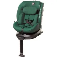 4Baby | Siège auto enfant - pivotant à 360° - avec ISOFIX, taille I, 40-150 cm, protection latérale supplémentaire, dos à la route et face à la route - vert - ENZO-FIX