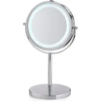 kela Miroir de sol Tio métal chromé 33,0cm 13,0cm