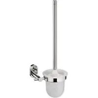 kela Porte-Brosse de Toilette Kela Lucido avec Support Mural Silver