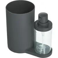 IDesign Distributeur de Savon avec Porte Rouleau iDesign Noir