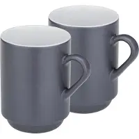 kela Mug Kela Mattia Grey (Ensemble de 2)