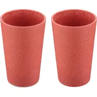 Koziol Tasse Koziol Bio-Circulair Connect Nature Coral 350 ml (2-Pièces)