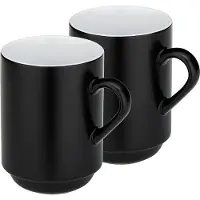 kela Tasse Kela Mattia Black (Ensemble de 2)