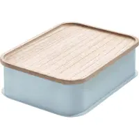 IDesign Boîte de Rangement avec Couvercle iDesign Medium Gris (30 x 21 cm)