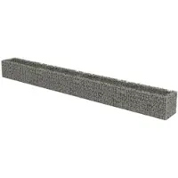 vidaXL Lit surélevé à gabion Acier galvanisé 540x50x50 cm
