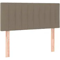 vidaXL Tête de lit taupe 100x5x78/88 cm Tissu