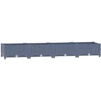 vidaXL Hochbeet 160x40x23 cm Polypropylen