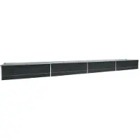 vidaXL Parterre de jardin surélevé Acier galvanisé 600x80x45 cm Anthracite