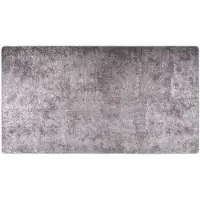 vidaXL Tapis lavable antidérapant 190x300 cm gris