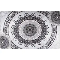 vidaXL Tapis lavable antidérapant 80x150 cm Multicolore