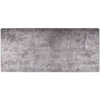 vidaXL Tapis lavable antidérapant 80x300 cm Gris