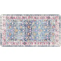 vidaXL Tapis lavable multicolore 80x150 cm antidérapant
